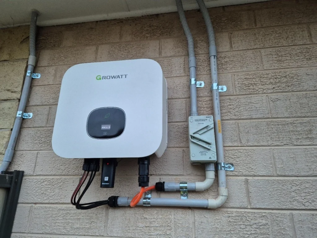 growatt 6.2kw solar pv system