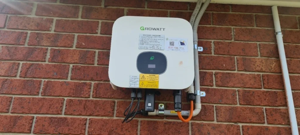 growatt inverter with 6.6kw solar system