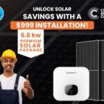 6.6kw solar system upfront cost $999